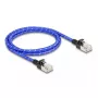 Cabo de rede DeLOCK RJ45 Cat.6A 1 m azul