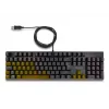 Teclado gaming DeLOCK 12115 USB QWERTZ alemão preto mecânico RGB