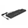 Teclado gaming DeLOCK 12115 USB QWERTZ alemão preto mecânico RGB