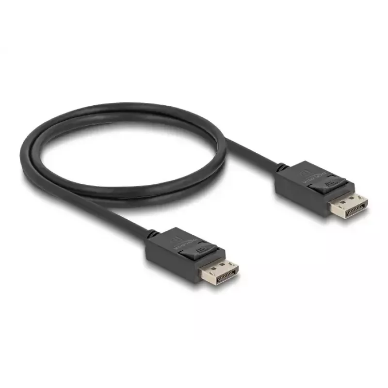 Cabo DisplayPort coaxial DeLOCK 80491 16K 60 Hz 80 Gbit/s 1 m