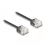 Cabo de rede DeLOCK RJ45 Cat.6 UTP 0,3 m preto