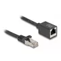 Cabo de rede DeLOCK 88052 RJ-45 Cat6a 0,5 m preto
