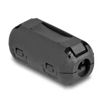 Abraçadeira de ferrite DELOCK 80944, preto, 25×13×11,5 mm, níquel/plástico/zinco, 2 unid.