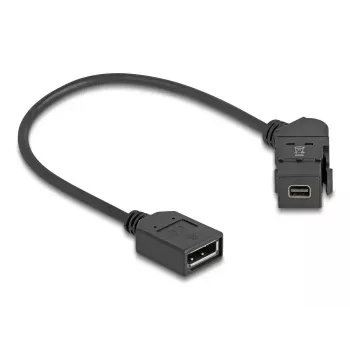 DeLOCK 67155 Adaptador de cabo Mini DisplayPort DisplayPort preto 0,3 m