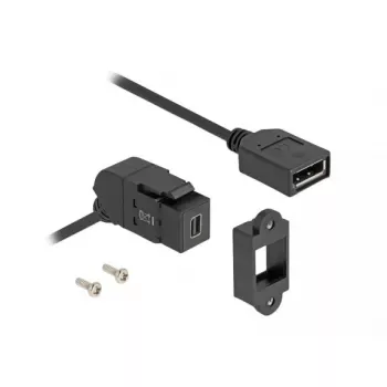 DeLOCK 67155 Adaptador de cabo Mini DisplayPort DisplayPort preto 0,3 m