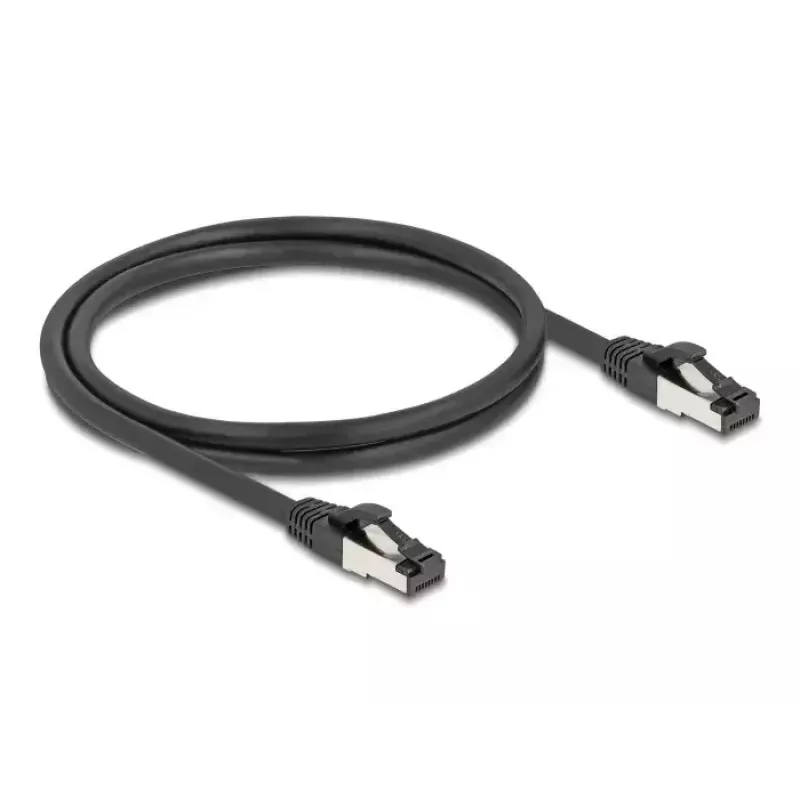 Cabo de rede DeLOCK 80571 RJ-45 Cat8.1 1 m preto