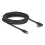 Cabo USB DeLOCK 81196 5 m USB-C preto 10 Gbit/s