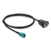 Cabo coaxial DELOCK 90699 com conector HSD-Z para RJ-45, 1 m, preto/azul