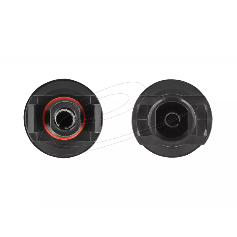 Cabo DELOCK 90972 conector solar DL4 macho para fêmea 4 mm² 1 m vermelho/preto 1000 V DC