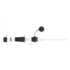 DeLOCK 86701 Acoplador impermeável RJ45 fêmea para fêmea Cat.6A com tampa, preto