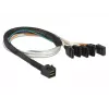 Cabo DeLOCK 0,5 m SFF-8643/4 x SATA 7p