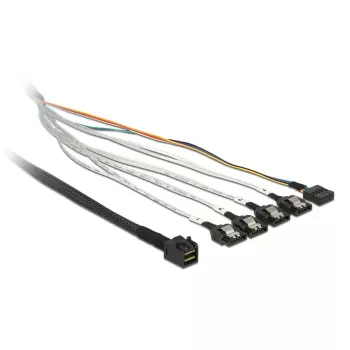 Cabo DeLOCK 0,5 m SFF-8643/4 x SATA 7p