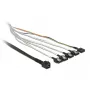 Cabo DeLOCK 0,5 m SFF-8643/4 x SATA 7p