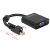 Adaptador de cabo de vídeo DeLOCK 62641 Mini DisplayPort para VGA 0,25 m