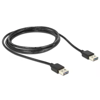 Cabo USB DeLOCK 5 m USB 2.0 A USB A preto