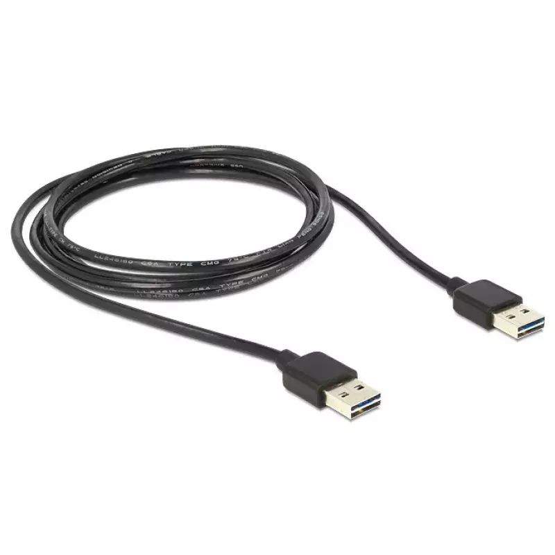 Cabo USB DeLOCK 5 m USB 2.0 A USB A preto