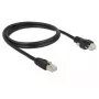 Cabo de rede DeLOCK 85667 RJ-45 Cat6 1 m preto