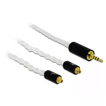 Cabo de áudio DeLOCK 85848 1,2 m 2,5 mm 2x MMCX branco