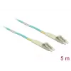 Cabo de fibra ótica DeLOCK LC para LC multimodo OM3 5 m