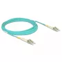 Cabo de fibra ótica DeLOCK LC para LC multimodo OM3 5 m