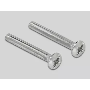 DeLOCK Placa de cobertura para gestão de cabos 146 x 86 mm com tiras de escova pretas, branco (66492)