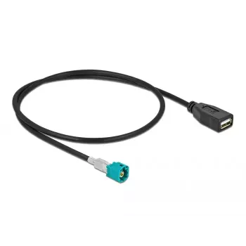 Cabo HSD Z macho para USB 2.0 Type-A fêmea 0,5 m DeLOCK