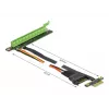 Riser Card DeLOCK PCI Express x1 para x16 com cabo flexível 80 cm