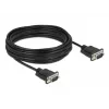 Cabo série DeLOCK 86577 preto 10 m RS-232 Sub-D9