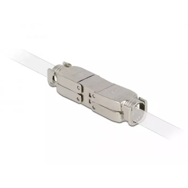 Conector fêmea DeLOCK Cat.6 STP sem ferramentas