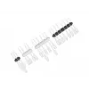 Fixador de cabos DeLOCK 18402 conjunto combinado autoadesivo 4 unid. preto branco