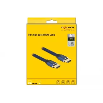 Cabo HDMI DeLOCK Ultra High Speed 48 Gbit/s 8K 60 Hz 0,5 m