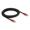 Cabo HDMI DeLOCK Ultra High Speed 48 Gbit/s 8K 60 Hz vermelho 3 m