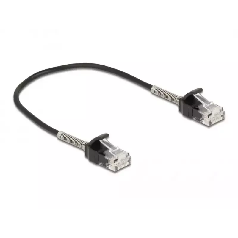Cabo de rede RJ45 macho para RJ45 macho com proteção anti-dobra DeLOCK 87014