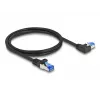 Cabo de rede DeLOCK RJ45 Cat.6A S/FTP 1m preto