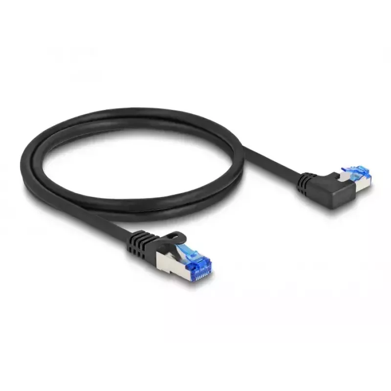 Cabo de rede DeLOCK RJ45 Cat.6A S/FTP 1m preto