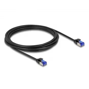 Cabo de rede DeLOCK RJ45 Cat.6A 3m preto