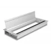 Passa-cabos DELOCK 66864 para secretária, prateado, 120×300×28 mm