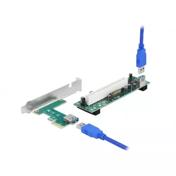 Placa riser DeLOCK PCI Express x1 para slot PCI de 32 bits cabo de 60 cm