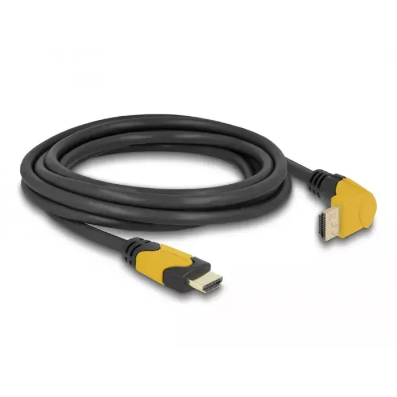 Cabo HDMI DeLOCK 86990 3 m HDMI Type-A Standard preto amarelo