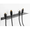 Fixador de cabos para montagem na parede DELOCK 66887, cinzento, 90 mm x 25 mm x 0,325 m, 1 unid.