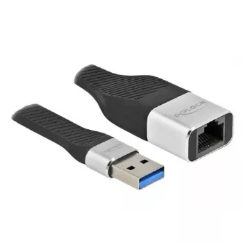 Cabo plano FPC DeLOCK USB Type-A para Gigabit LAN 10/100/1000 Mbit/s 13 cm