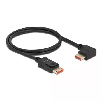 Cabo DisplayPort DeLOCK 8K 60 Hz 1 m ficha para ficha angular 90°