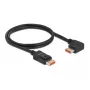 Cabo DisplayPort DeLOCK 8K 60 Hz 1 m ficha para ficha angular 90°