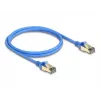 Cabo de rede DeLOCK RJ45 Cat.8.1 F/FTP fino 1 m azul