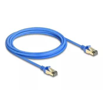Cabo de rede DeLOCK RJ45 Cat.8.1 F/FTP fino 3 m azul