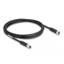 Cabo DeLOCK M8 3 polos codificação A ficha para conector fêmea PUR TPU 2 m