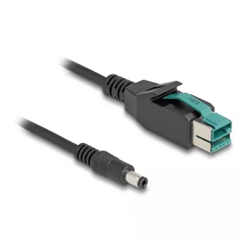 Cabo PoweredUSB DeLOCK ficha 12 V para ficha DC 5,5 x 2,5 mm 2 m