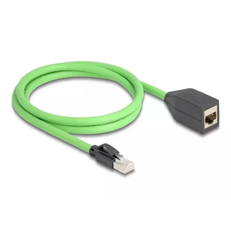 Cabo de rede DeLOCK 80880 RJ-45 Cat6a 1 m verde