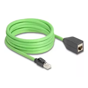 Cabo de rede DeLOCK 80882 RJ-45 Cat6a 5m verde