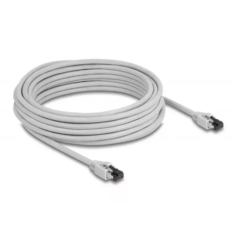 Cabo de rede DeLOCK 80564 RJ-45 Cat8.1 10 m cinzento
